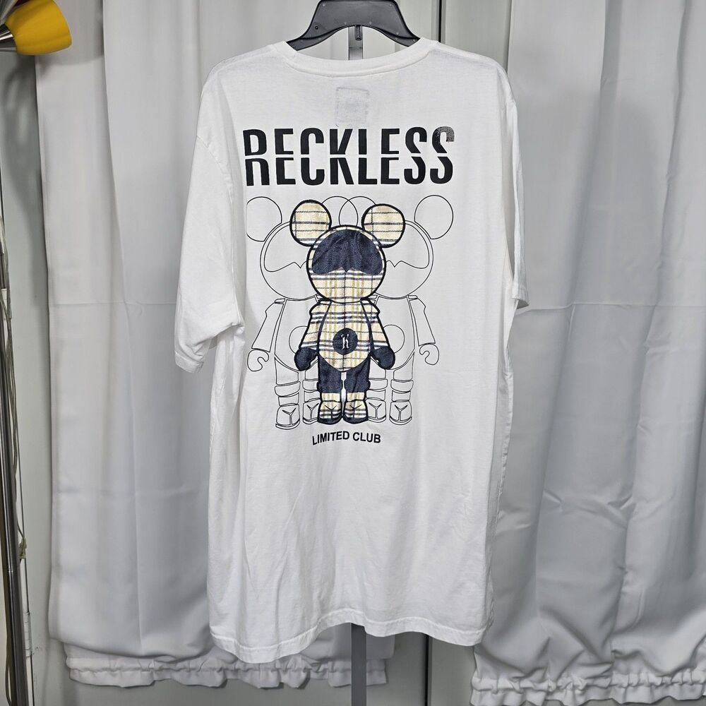 CR-24 Bordo Cromato Reckless Plaid Bear Limited Edition T-Shirt 5XL